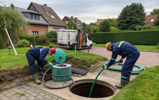 entretien de fosse septique par deux déboucheurs